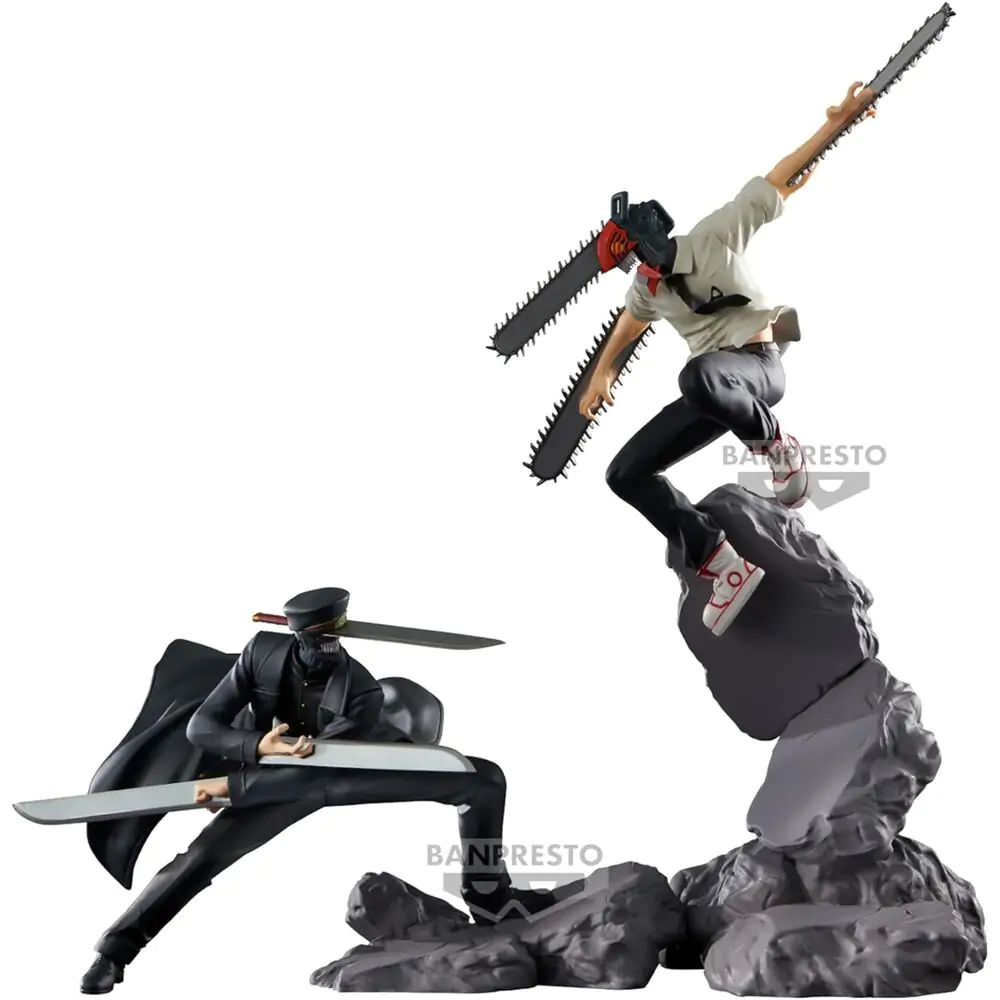 Chainsaw Man Kombinácia Battle Katana Man Samurai Sword figúrka 18cm termékfotó