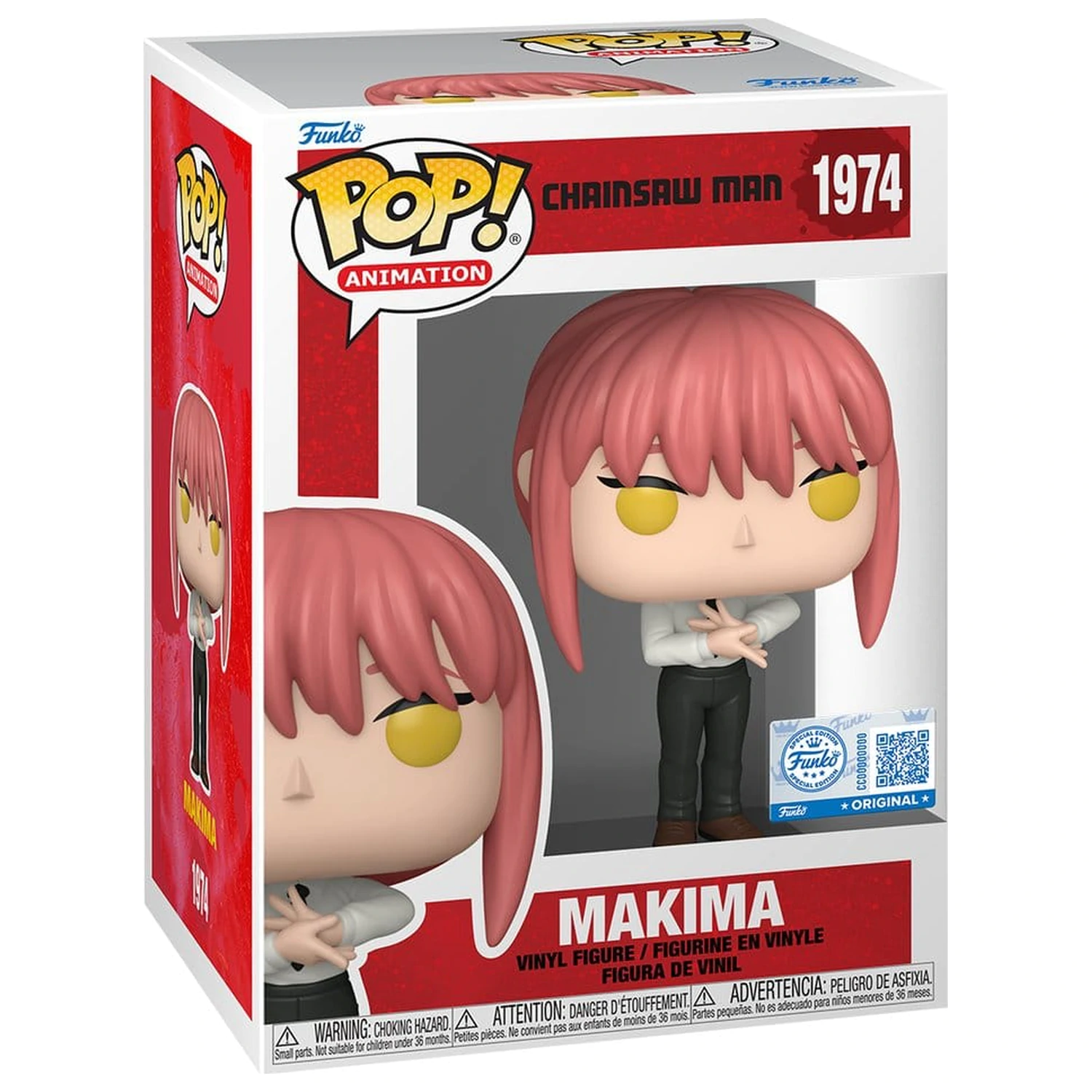 Chainsaw Man Funko POP! Animation Vinylová figúrka Makima Exclusive Edition 9 cm produktová fotografia