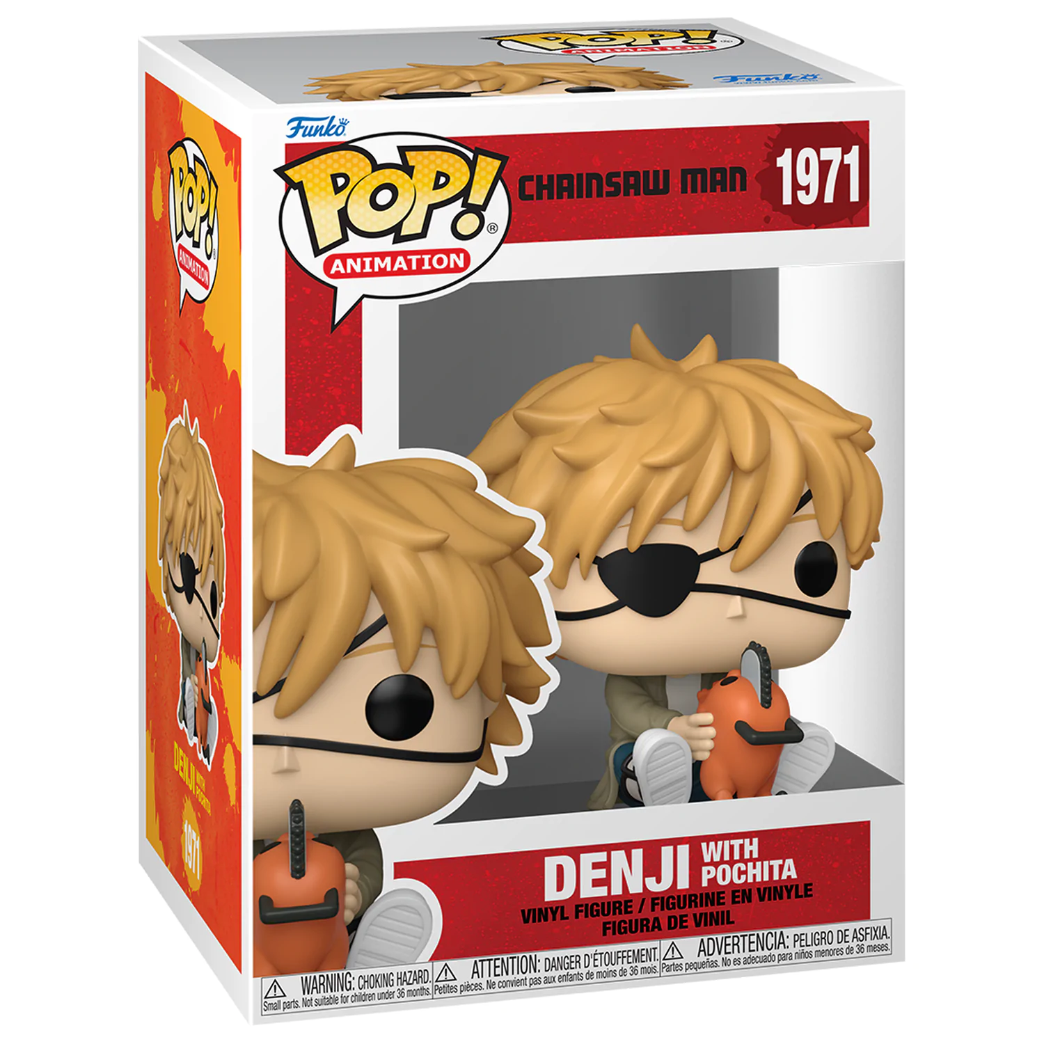 Chainsaw Man Funko POP! Games Vinylová figúrka Denji & Pochita 9 cm produktová fotografia
