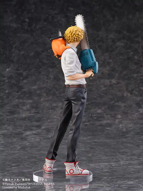 Chainsaw Man Luminasta PVC Figúrka 1/7 Denji & Pochita 24 cm termékfotó