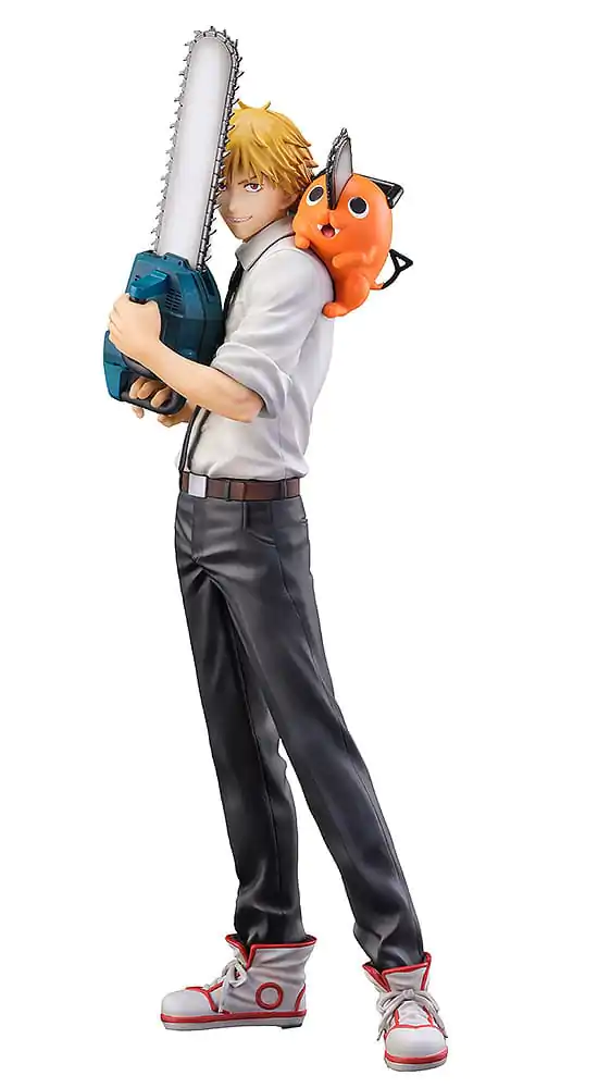 Chainsaw Man Luminasta PVC Figúrka 1/7 Denji & Pochita 24 cm termékfotó