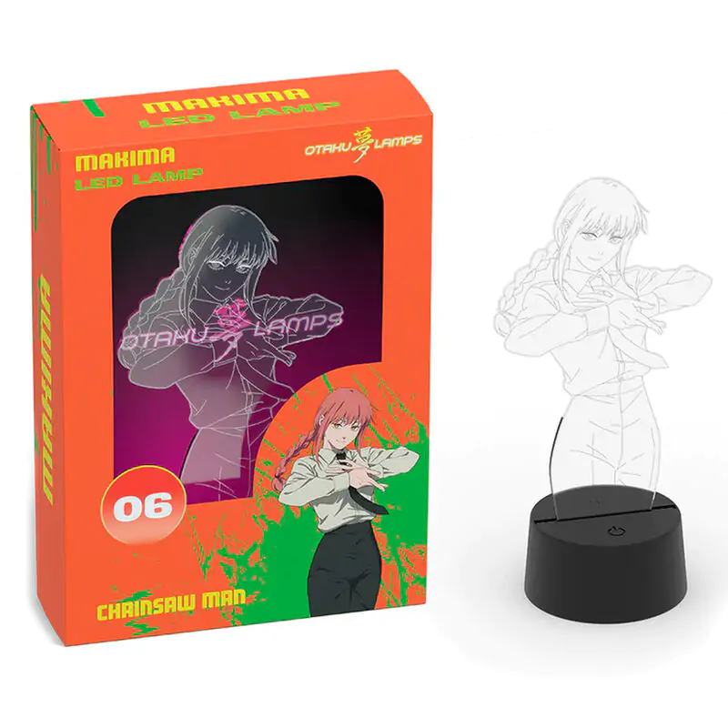 Chainsaw Man Makima LED lampa 20cm produktová fotografia