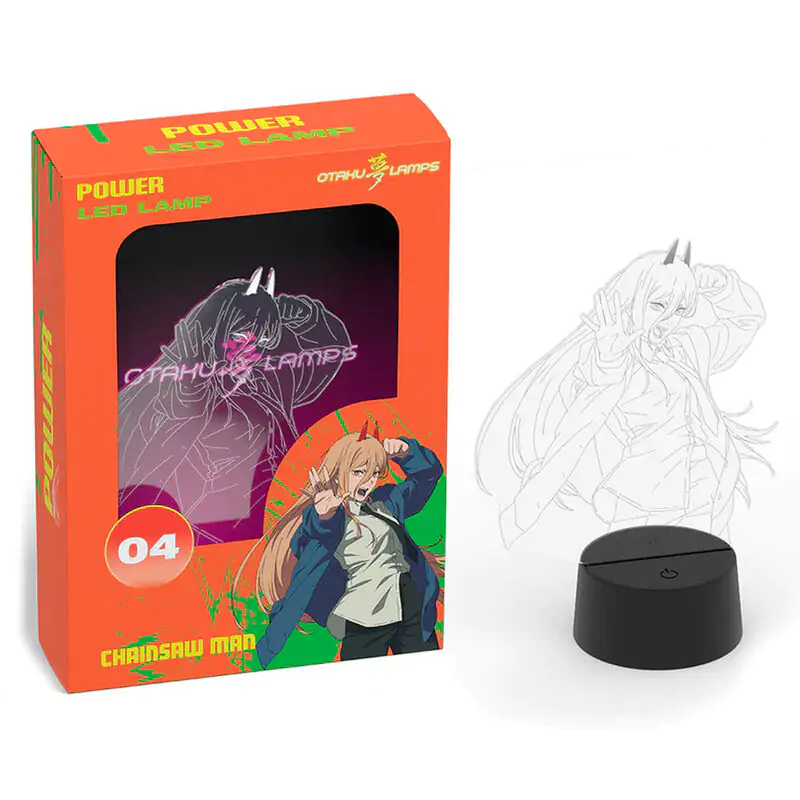 Chainsaw Man Power LED lampa 20cm produktová fotografia
