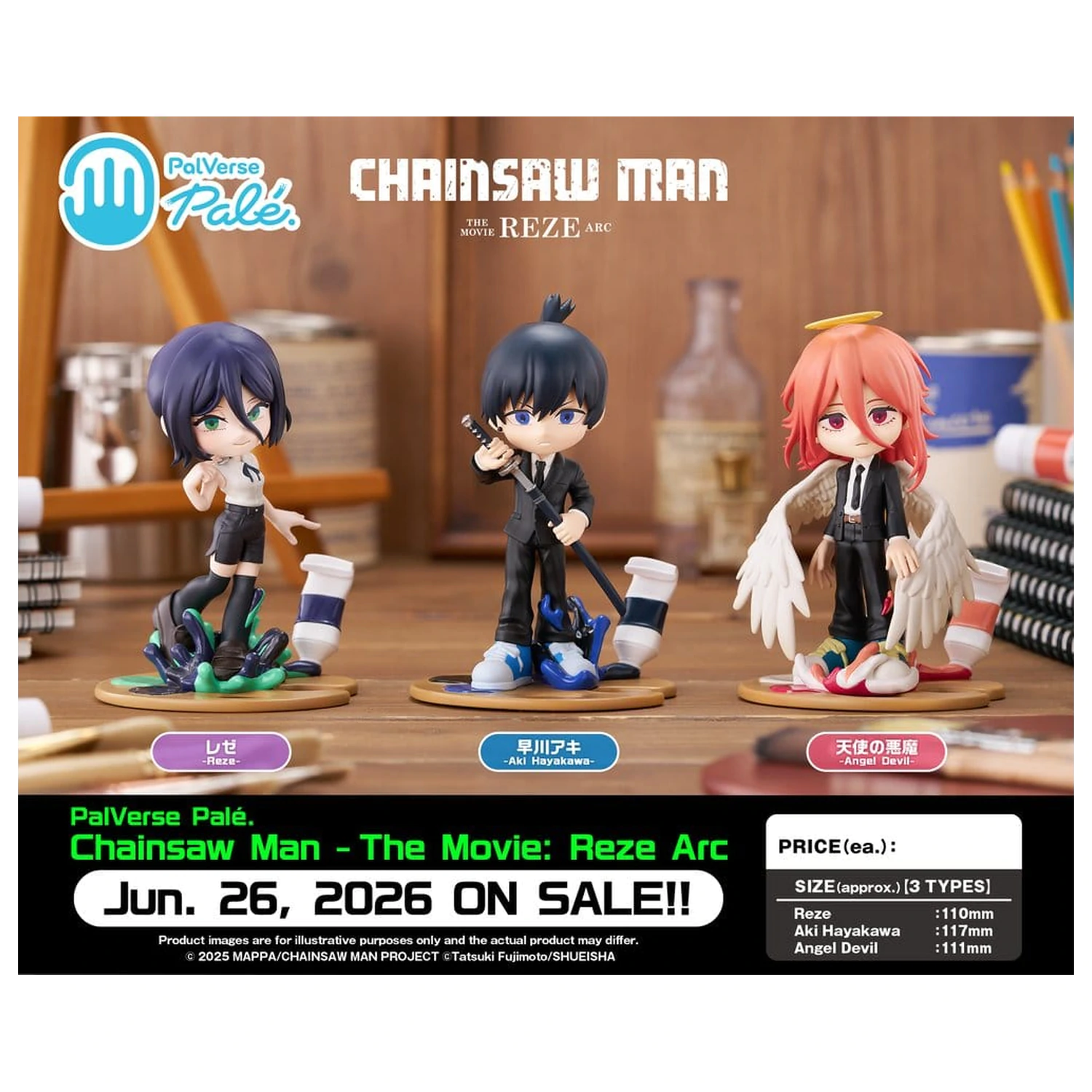 Chainsaw Man The Movie: Reze Arc PalVerse PVC Socha Reze 11 cm produktová fotografia