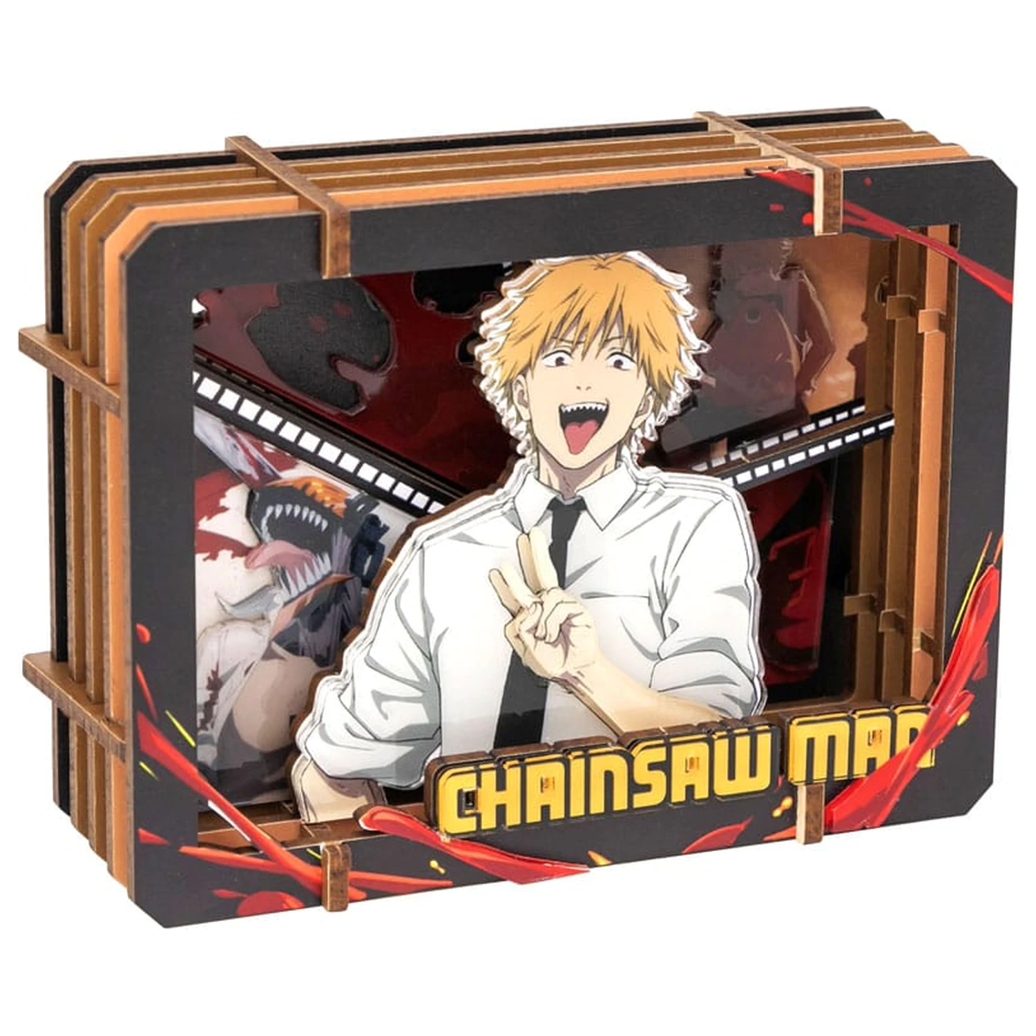 Chainsaw Man Model Kit Drevená galéria (S) Denji produktová fotografia