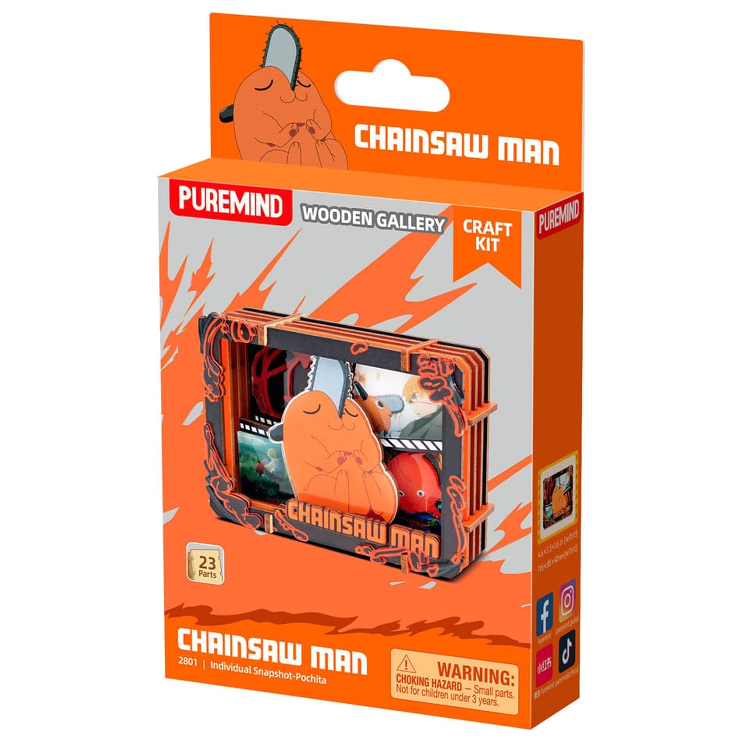 Chainsaw Man Model Kit Drevená galéria (S) Pochita produktová fotografia