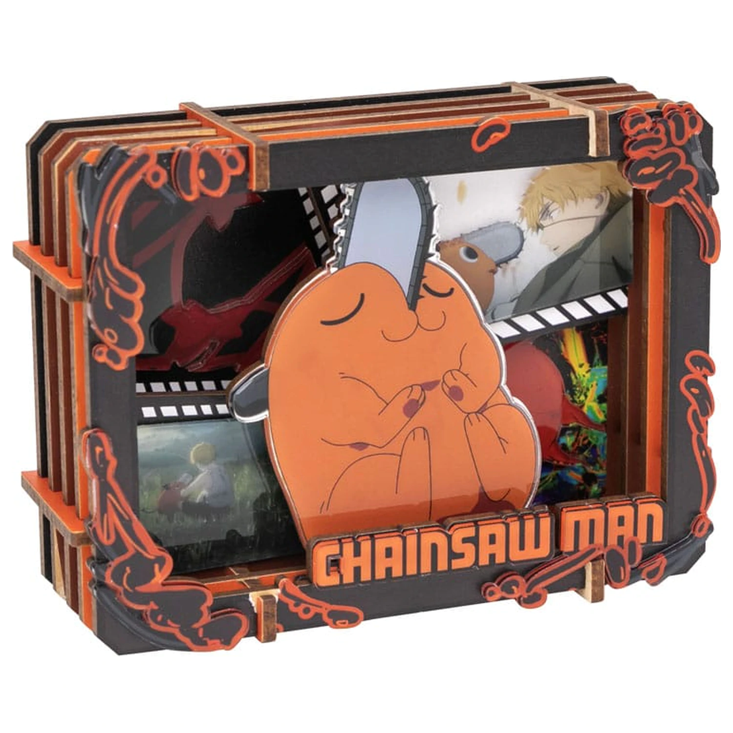 Chainsaw Man Model Kit Drevená galéria (S) Pochita produktová fotografia