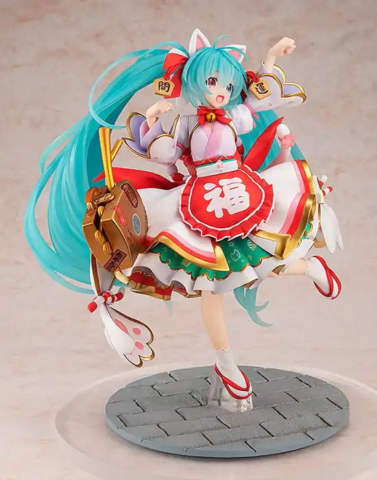 Character Vocal Series 01: Hatsune Miku PVC socha 1/7 Hatsune Miku: Maneki Miku Ver. 23 cm produktová fotografia