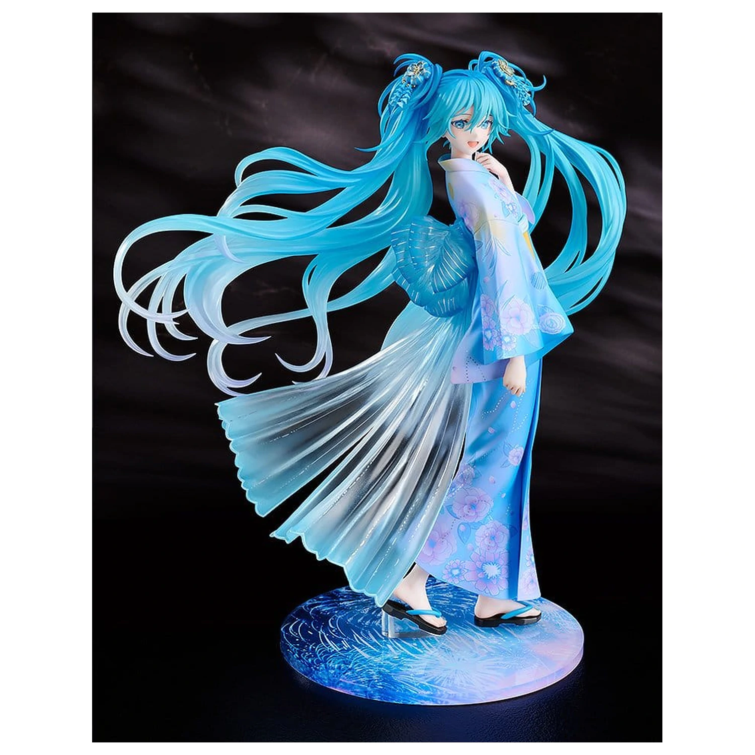 Character Vocal Series 01: Hatsune Miku PVC figúrka 1/7 Music & Fire Works Ver. 23 cm produktová fotografia