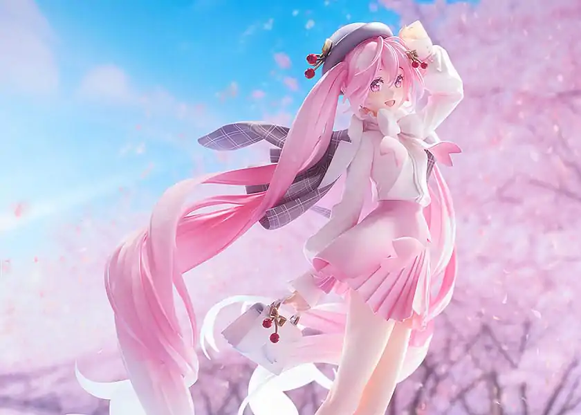 Character Vocal Series 01: Hatsune Miku PVC socha 1/7 Sakura Miku: Hanami Outfit Ver. 28 cm produktová fotografia