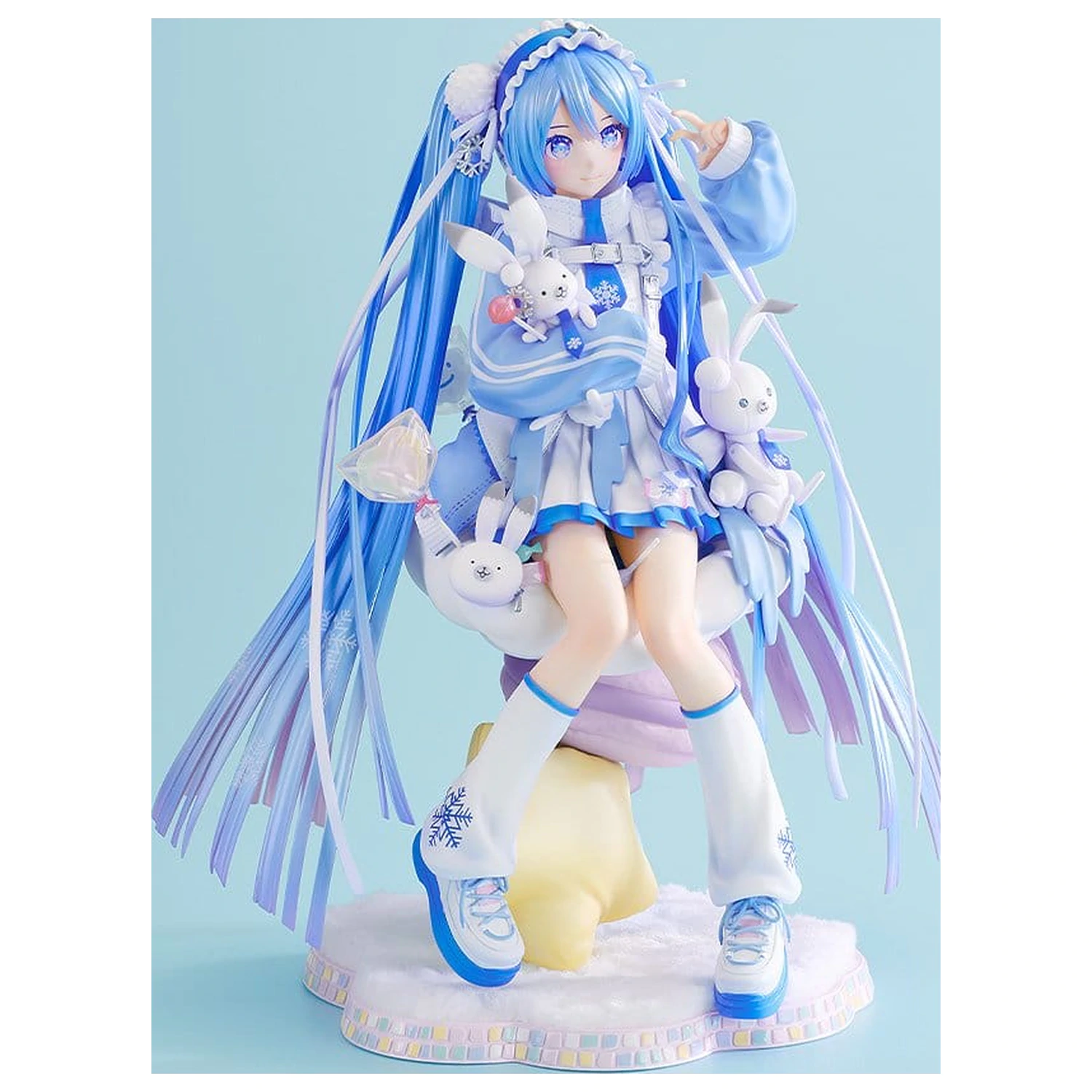 Character Vocal Series 01: Hatsune Miku PVC socha 1/7 Snow Miku: Yukiiro Pop Ver. 24 cm produktová fotografia