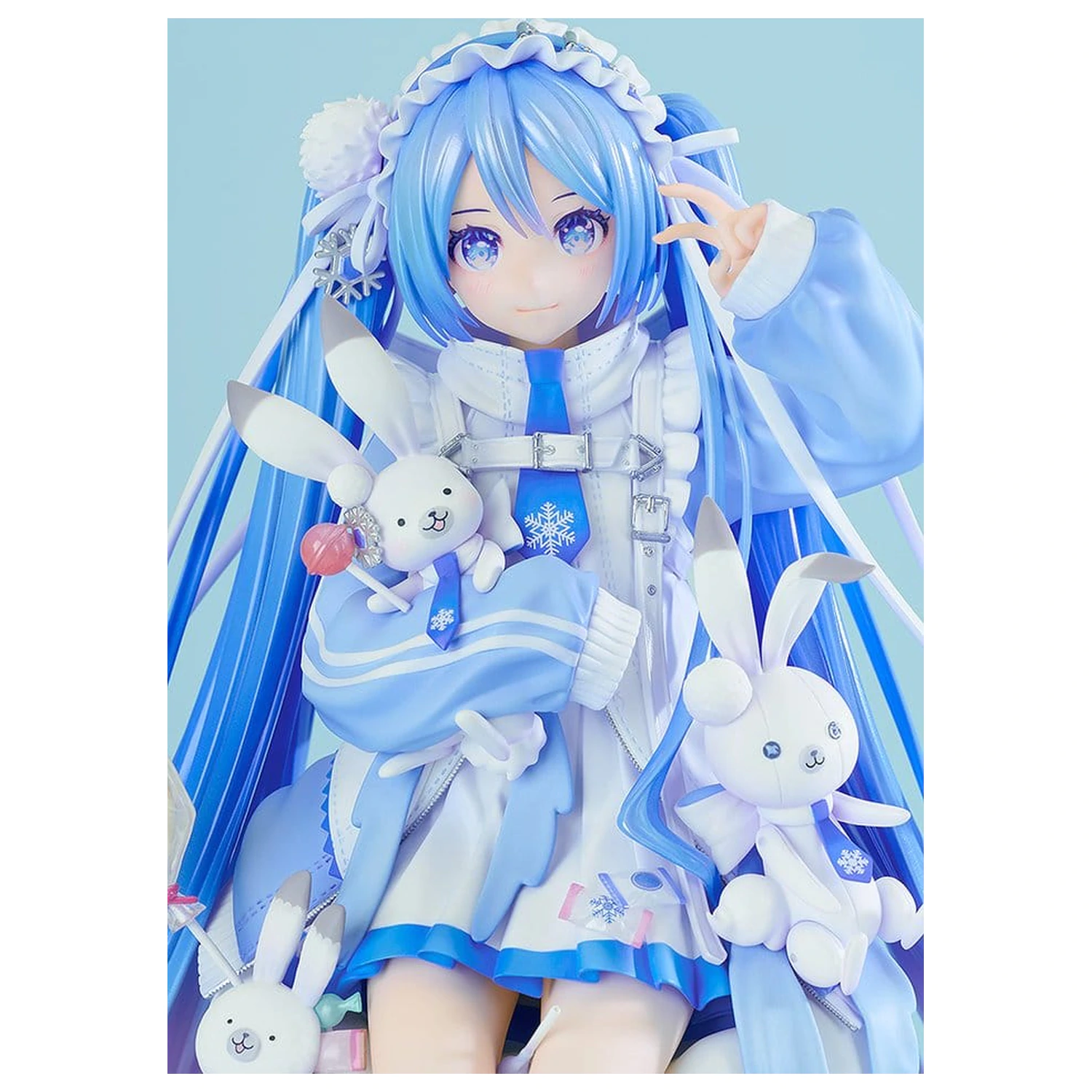 Character Vocal Series 01: Hatsune Miku PVC socha 1/7 Snow Miku: Yukiiro Pop Ver. 24 cm produktová fotografia