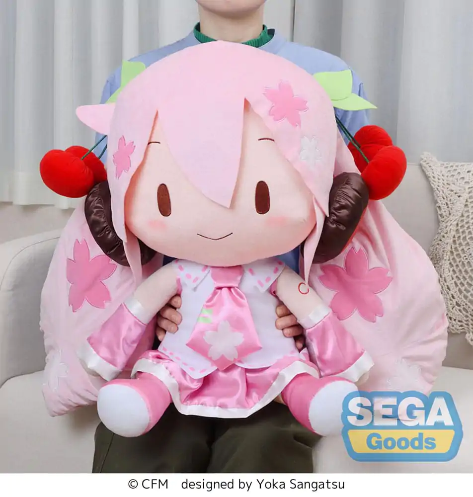 Character Vocal Series 01: Hatsune Miku Fuwa Petit plyšová figúrka Sakura Miku Dodeka Jumbo 50 cm produktová fotografia