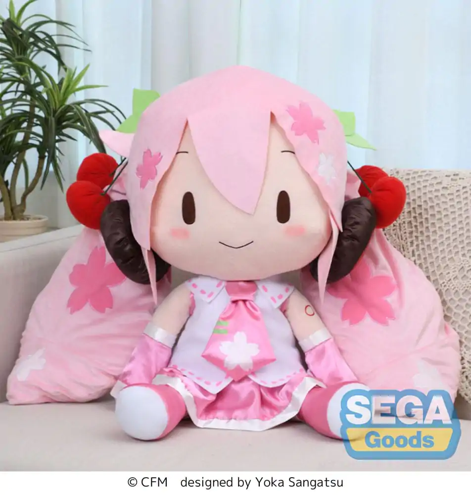 Character Vocal Series 01: Hatsune Miku Fuwa Petit plyšová figúrka Sakura Miku Dodeka Jumbo 50 cm produktová fotografia