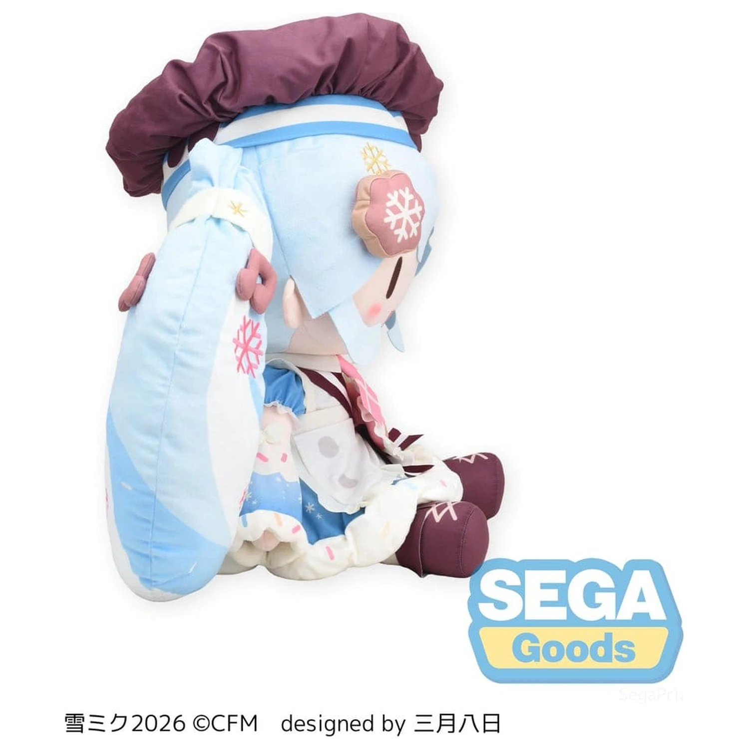 Character Vocal Series 01: Hatsune Miku Fuwa Petit plyšová figúrka Snow Miku 2026 Dodeka Jumbo 50 cm produktová fotografia