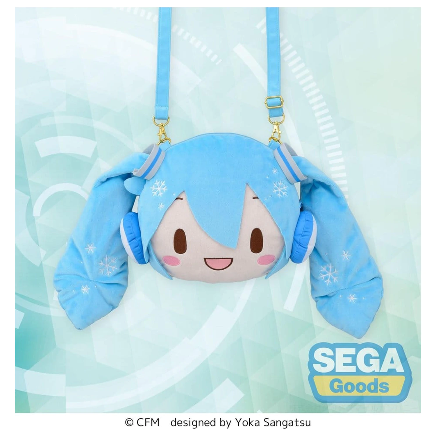 Character Vocal Series 01: Hatsune Miku Fuwa Petit taška cez rameno Snow Miku produktová fotografia