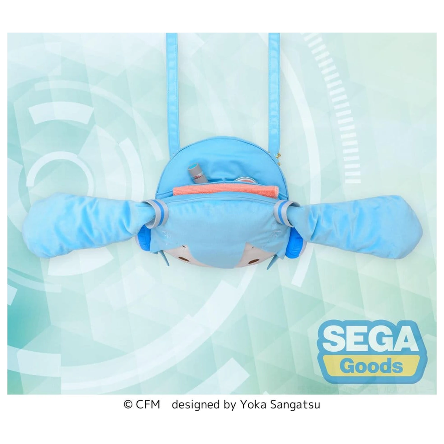 Character Vocal Series 01: Hatsune Miku Fuwa Petit taška cez rameno Snow Miku produktová fotografia