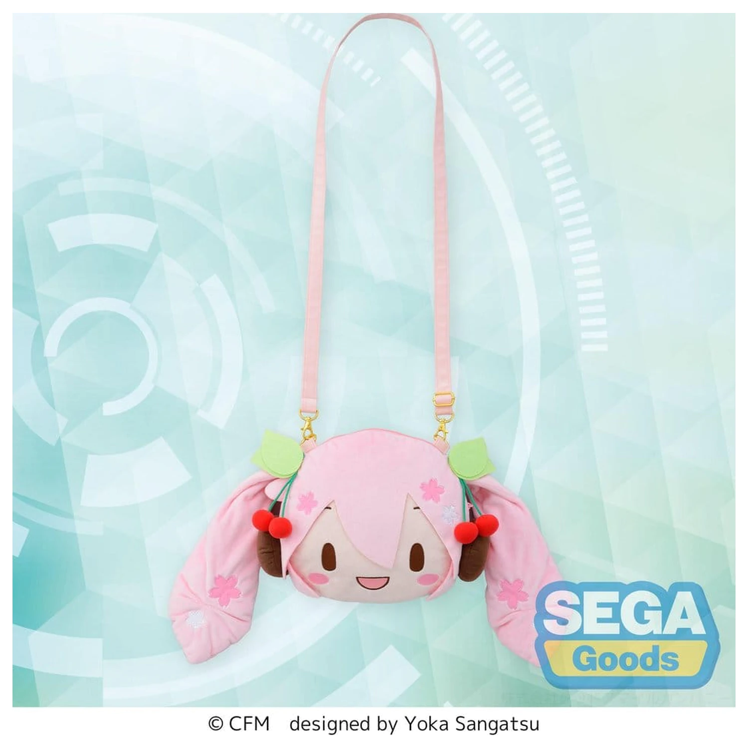 Character Vocal Series 01: Hatsune Miku fuwa petit Taška cez rameno Sakura Miku Face (M) produktová fotografia