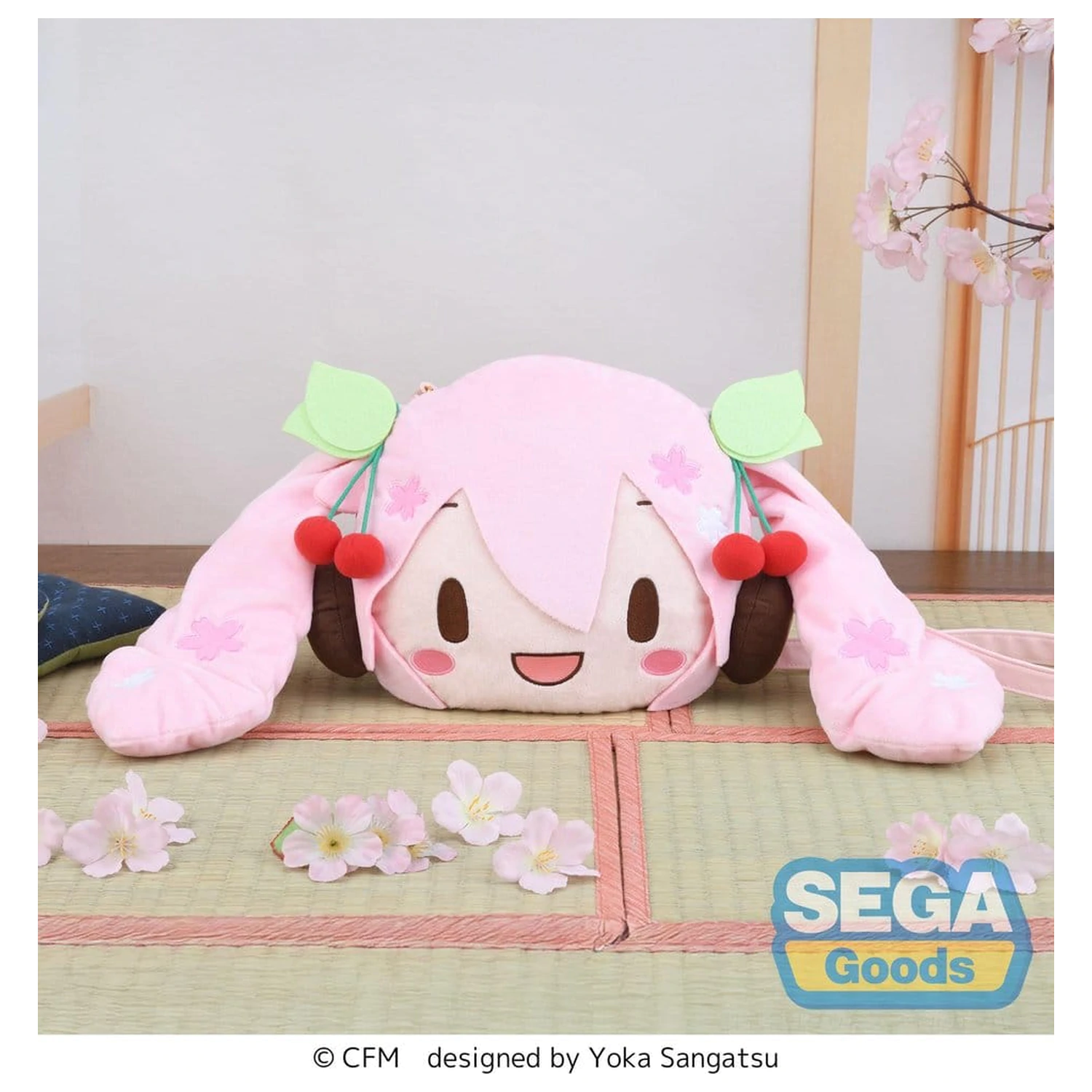 Character Vocal Series 01: Hatsune Miku fuwa petit Taška cez rameno Sakura Miku Face (M) produktová fotografia