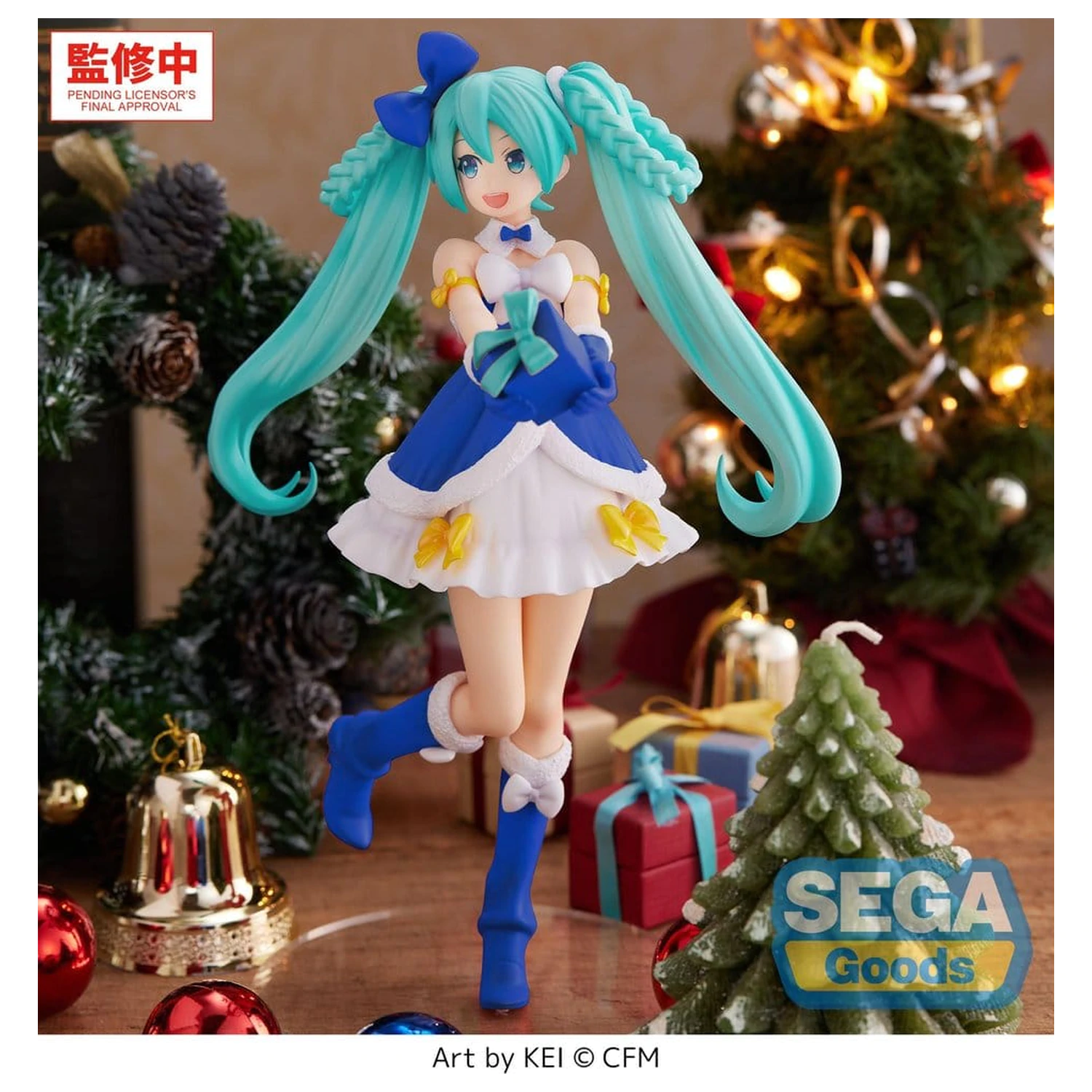 Character Vocal Series 01: Hatsune Miku High Premium PVC figúrka Hatsune Miku Sapphire Christmas Ver. 21 cm produktová fotografia