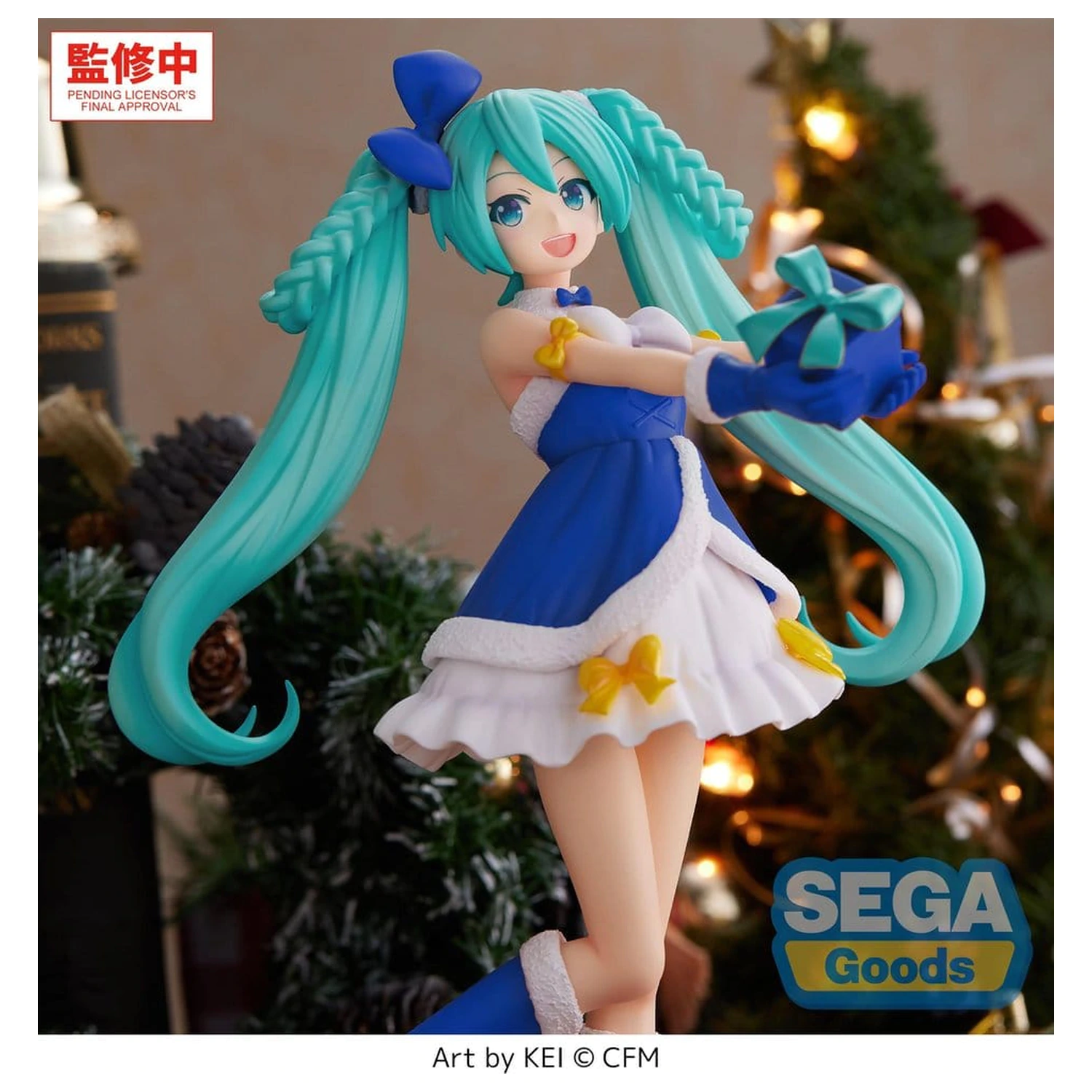 Character Vocal Series 01: Hatsune Miku High Premium PVC figúrka Hatsune Miku Sapphire Christmas Ver. 21 cm produktová fotografia