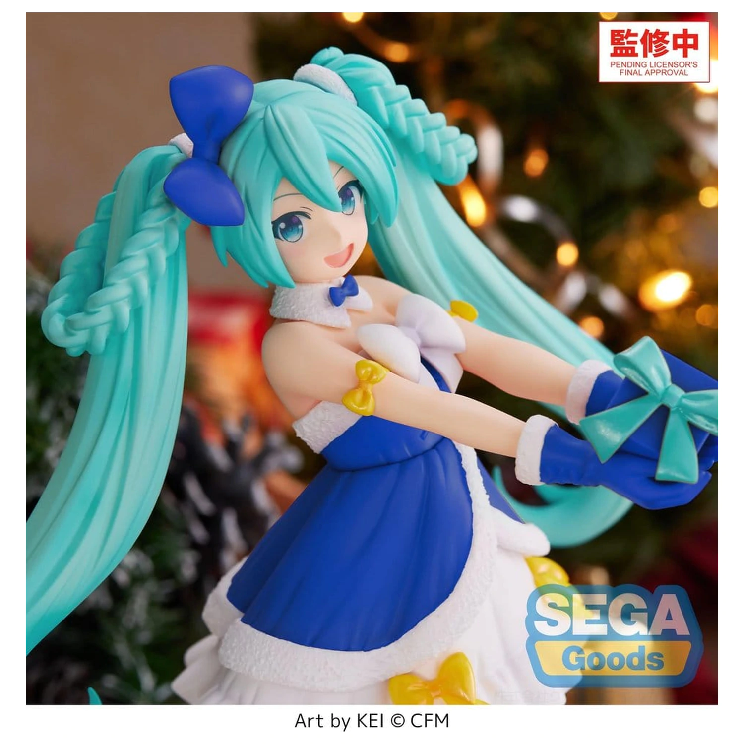 Character Vocal Series 01: Hatsune Miku High Premium PVC figúrka Hatsune Miku Sapphire Christmas Ver. 21 cm produktová fotografia