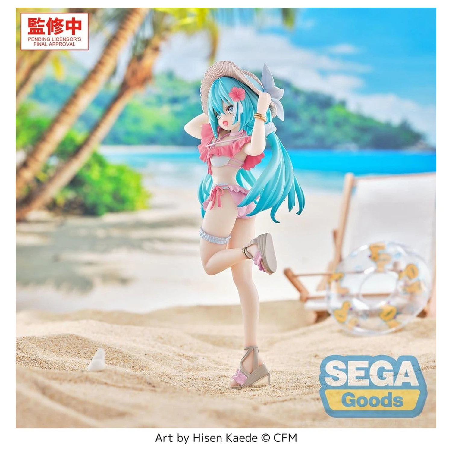 Character Vocal Series 01: Hatsune Miku Luminasta PVC figúrka Conceptual Series Vol.1 Tropical Ver. 21 cm produktová fotografia