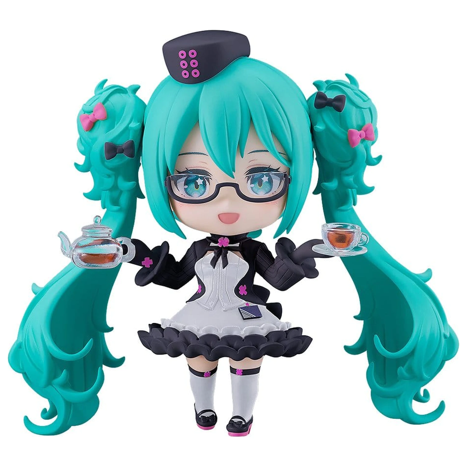 Character Vocal Series 01: Hatsune Miku Nendoroid akčná figúrka Hatsune Miku: Glasses x Café Ver. 10 cm produktová fotografia