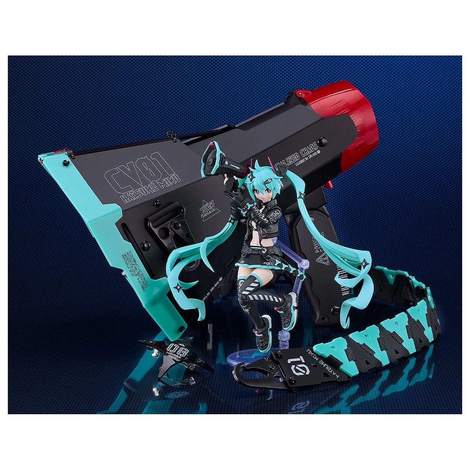 Character Vocal Series 01: Hatsune Miku Plamatea plastový model Kit Hatsune Miku: Chuocho Tactical Craft Ver. 15 cm produktová fotografia