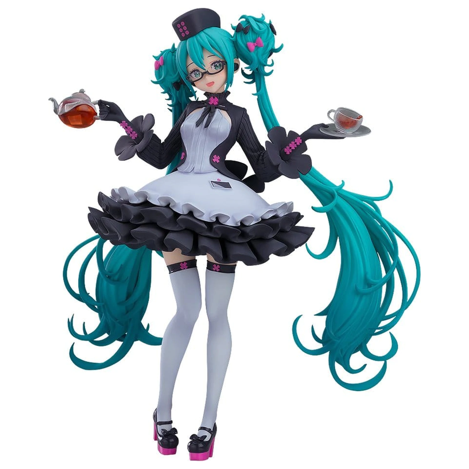 Character Vocal Series 01: Hatsune Miku Pop Up Parade Hatsune Miku: Okuliare x Café Ver. 18 cm produktová fotografia