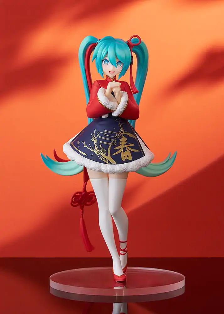Character Vocal Series 01: Hatsune Miku Pop Up Parade PVC Socha Hatsune Miku: Sourxuan Chinese New Year Ver. 17 cm produktová fotografia