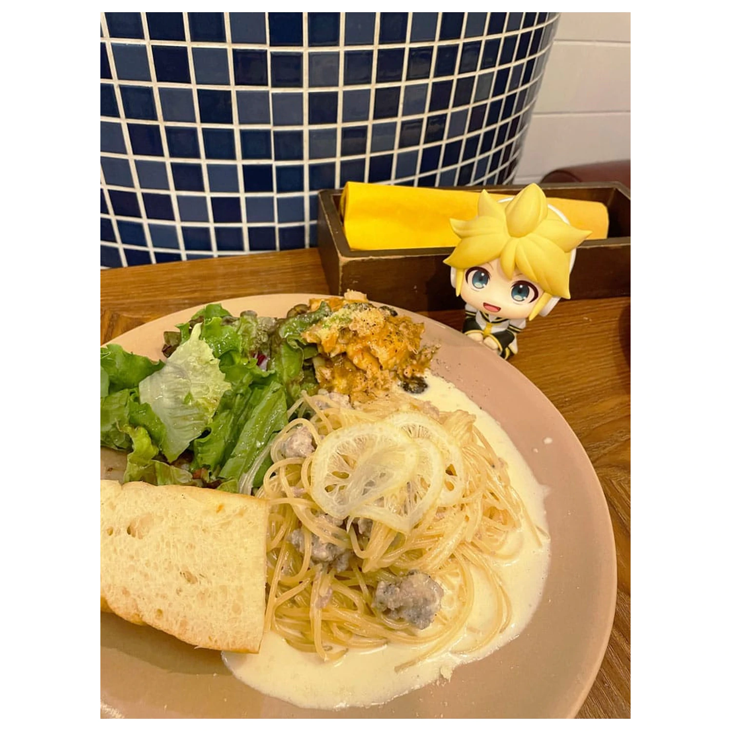Character Vocal Series: Kagamine Rin/Len Look Up PVC socha Kagamine Len 11 cm produktová fotografia