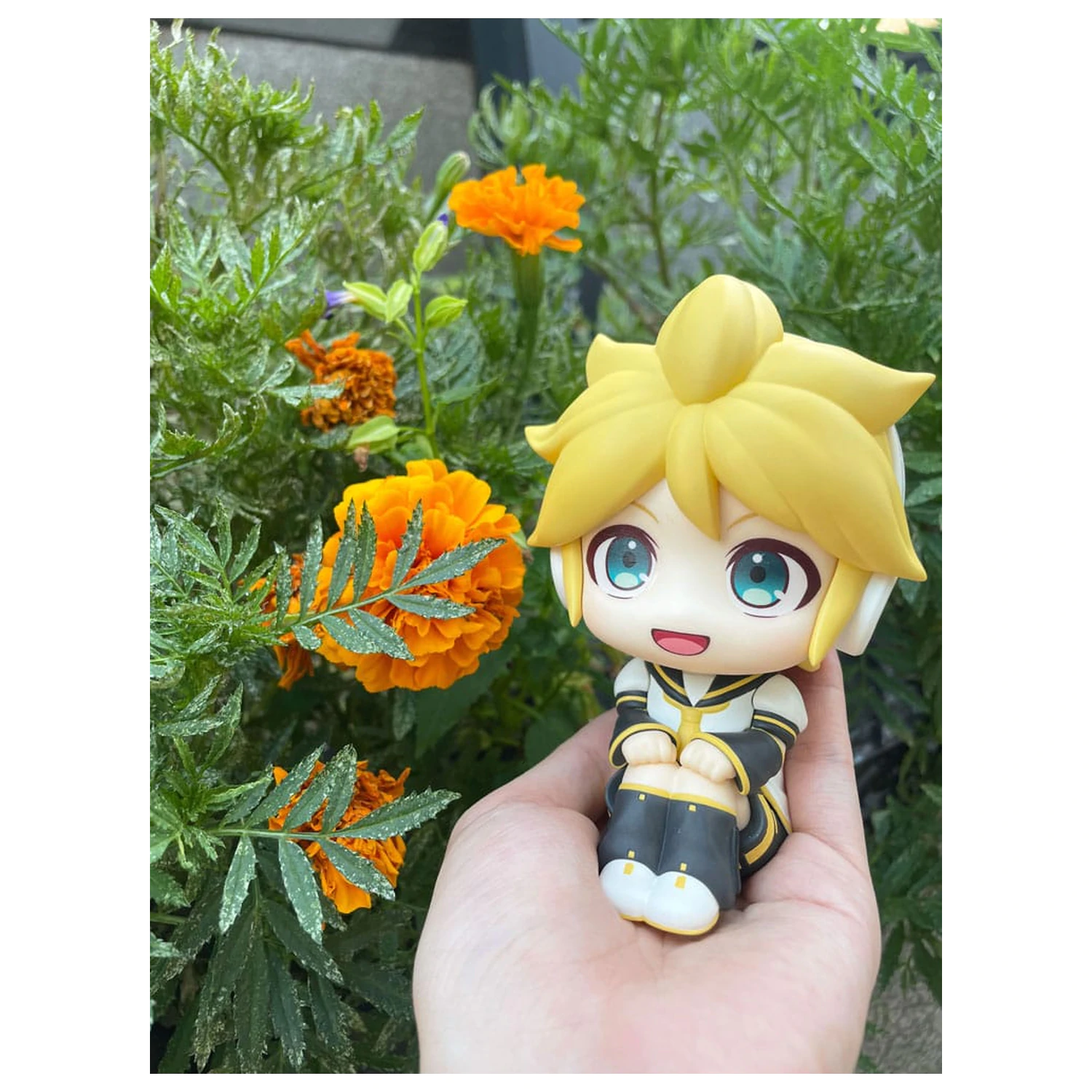 Character Vocal Series: Kagamine Rin/Len Look Up PVC socha Kagamine Len 11 cm produktová fotografia