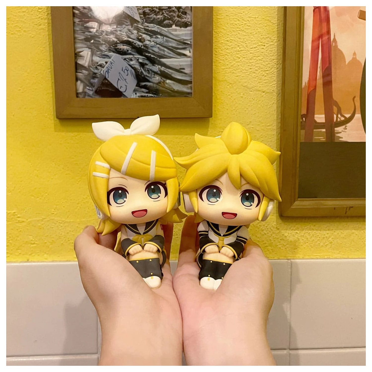 Character Vocal Series: Rin/Len Look Up PVC soška Hatsune Rin & Len Set (s darčekom) 11 cm produktová fotografia