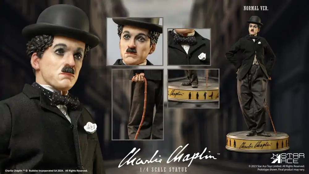 Charlie Chaplin soška 1/4 Deluxe Version 50 cm termékfotó