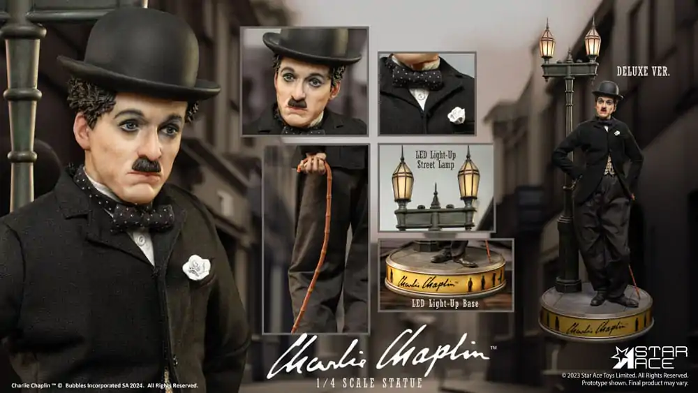 Charlie Chaplin soška 1/4 Deluxe Version 50 cm termékfotó