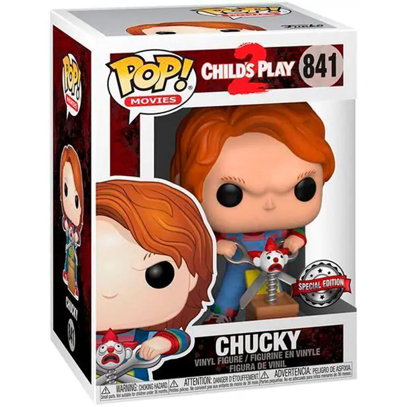 POP! Movies Vinylová figúrka Chucky w/Buddy & Giant Scissors 9 cm termékfotó