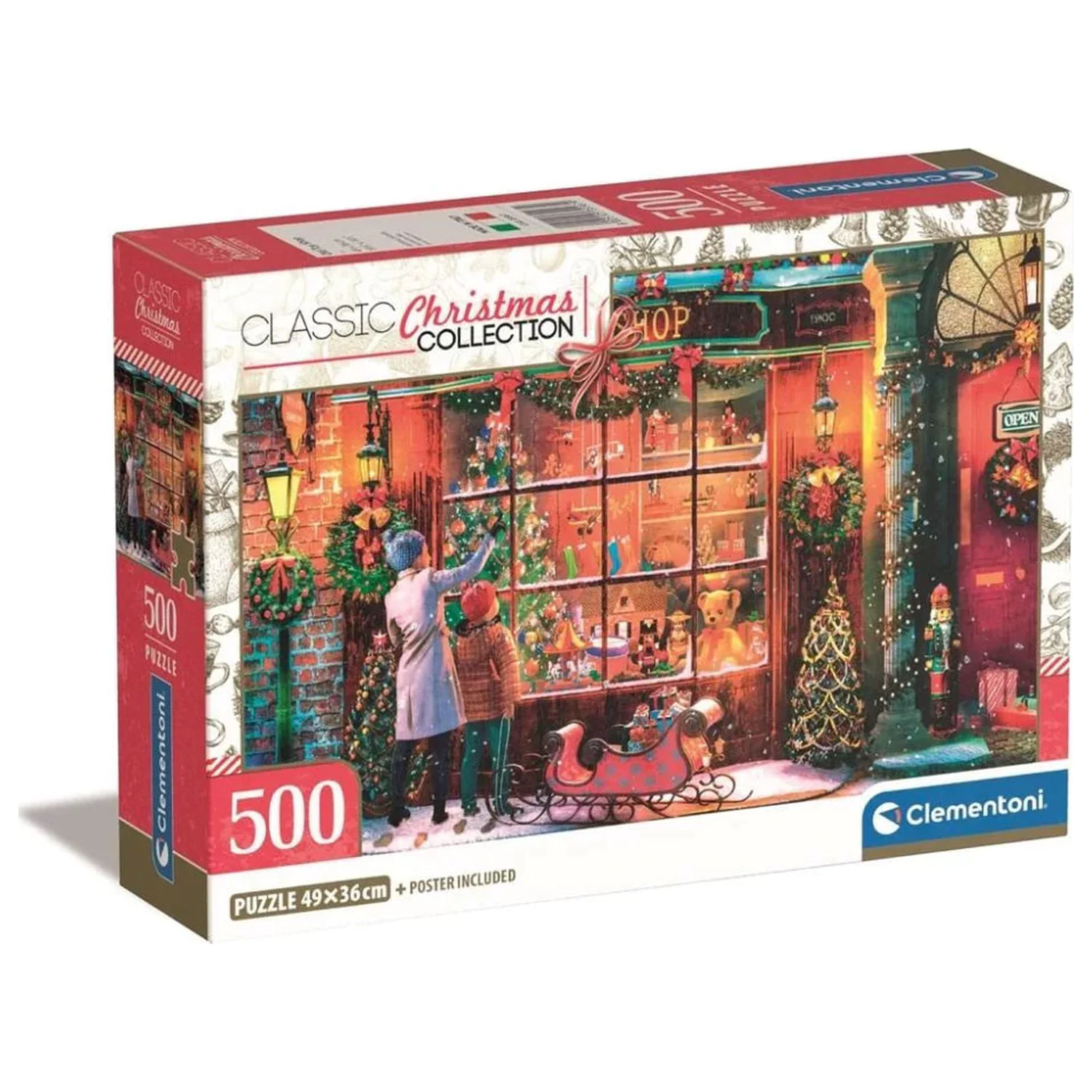 Christmas Old Toy Shop 500-dielne puzzle produktová fotografia