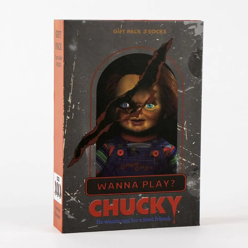 Chucky pack 3 pár dospelých ponožiek produktová fotografia
