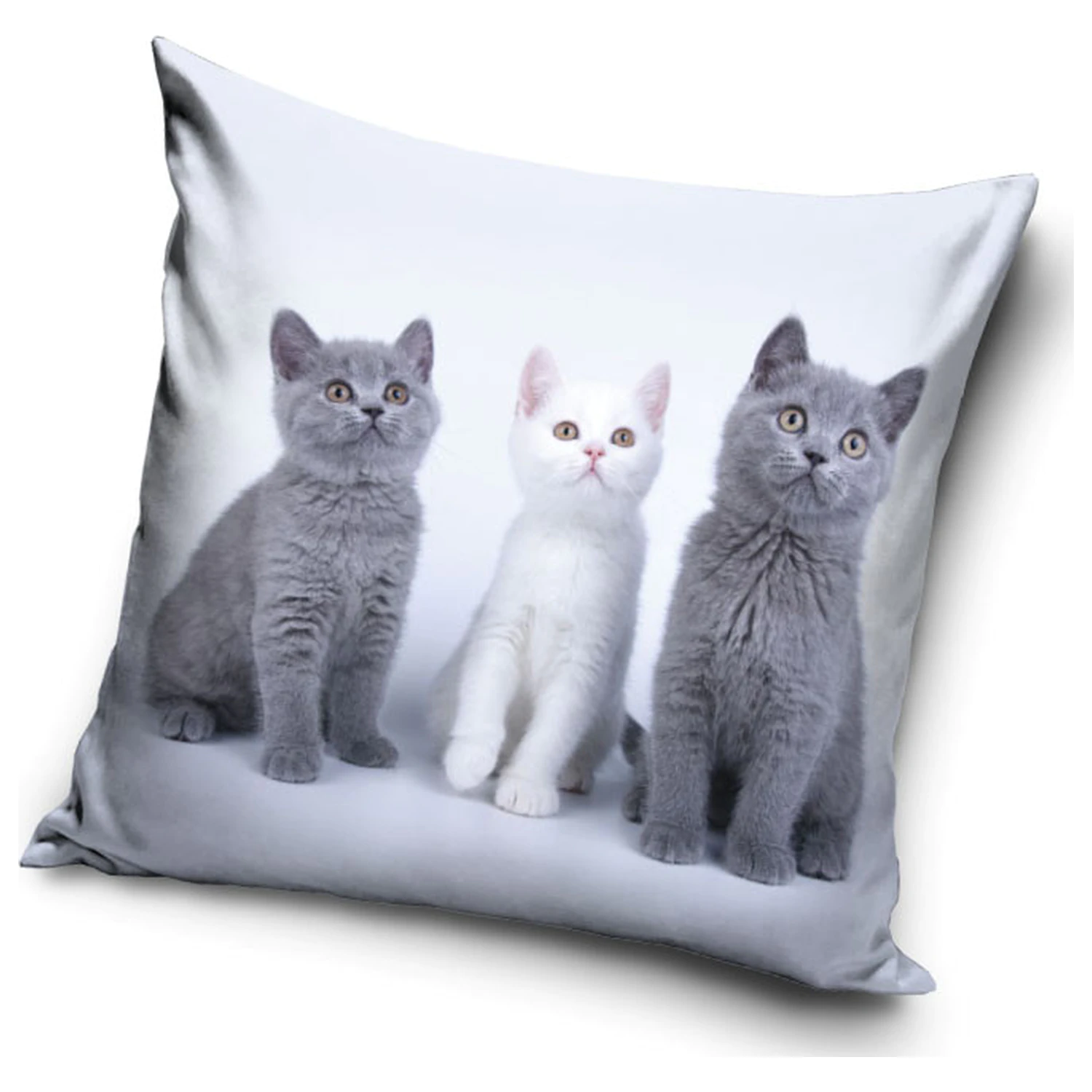 Obliečka na vankúš Cat Trio produktová fotografia