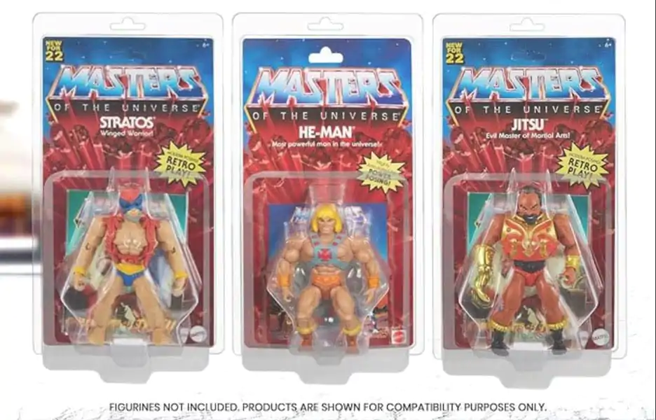 Clamshell PET chrániče 10-Pack pre Masters of the Universe akčné figúrky produktová fotografia
