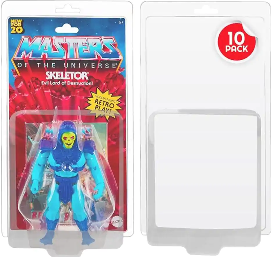 Clamshell PET chrániče 10-Pack pre Masters of the Universe akčné figúrky produktová fotografia