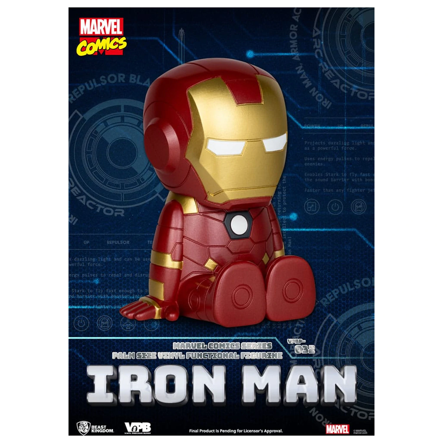 Classic Marvel Comics Piggy Vinylová pokladnička Iron-Man 12 cm produktová fotografia