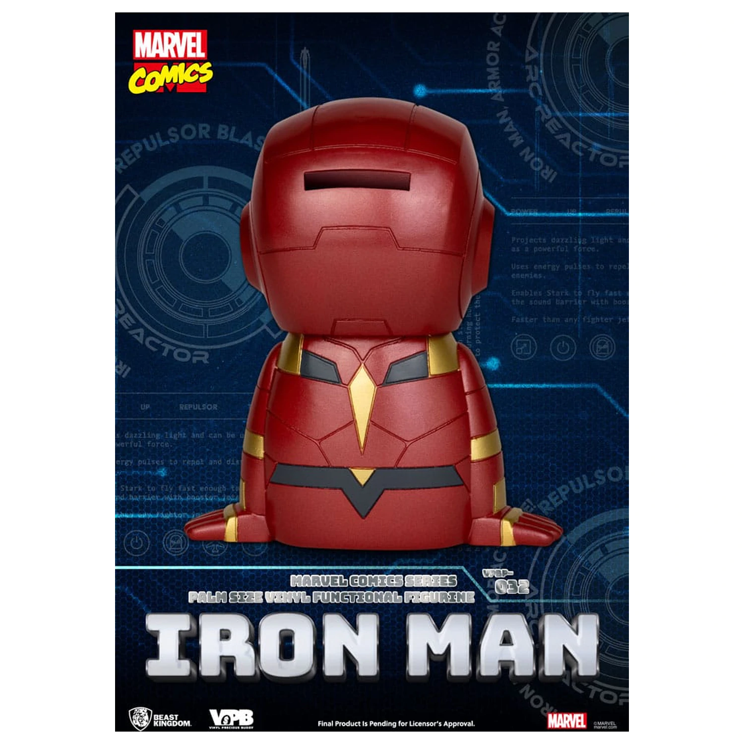 Classic Marvel Comics Piggy Vinylová pokladnička Iron-Man 12 cm produktová fotografia