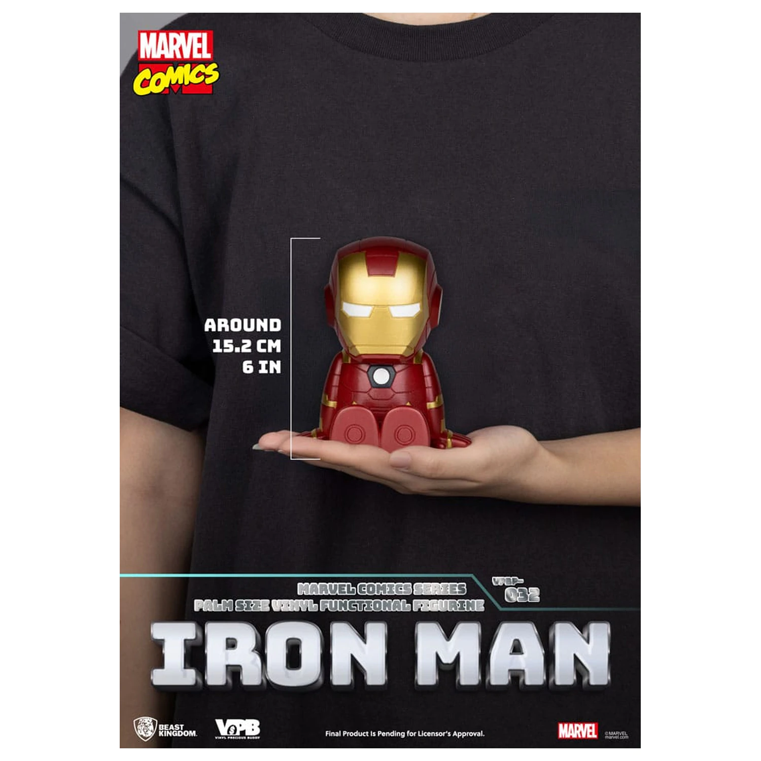 Classic Marvel Comics Piggy Vinylová pokladnička Iron-Man 12 cm produktová fotografia