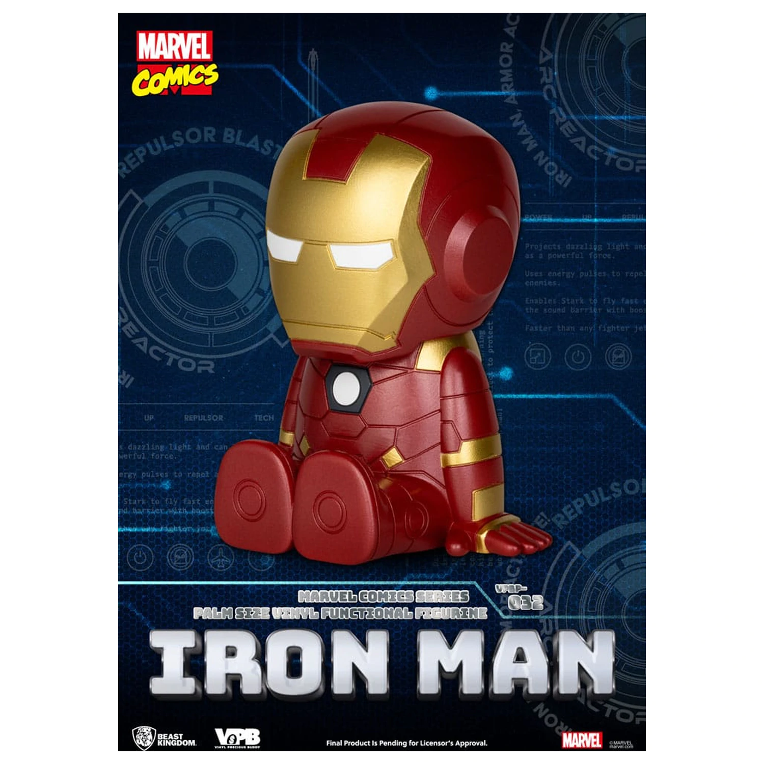 Classic Marvel Comics Piggy Vinylová pokladnička Iron-Man 12 cm produktová fotografia