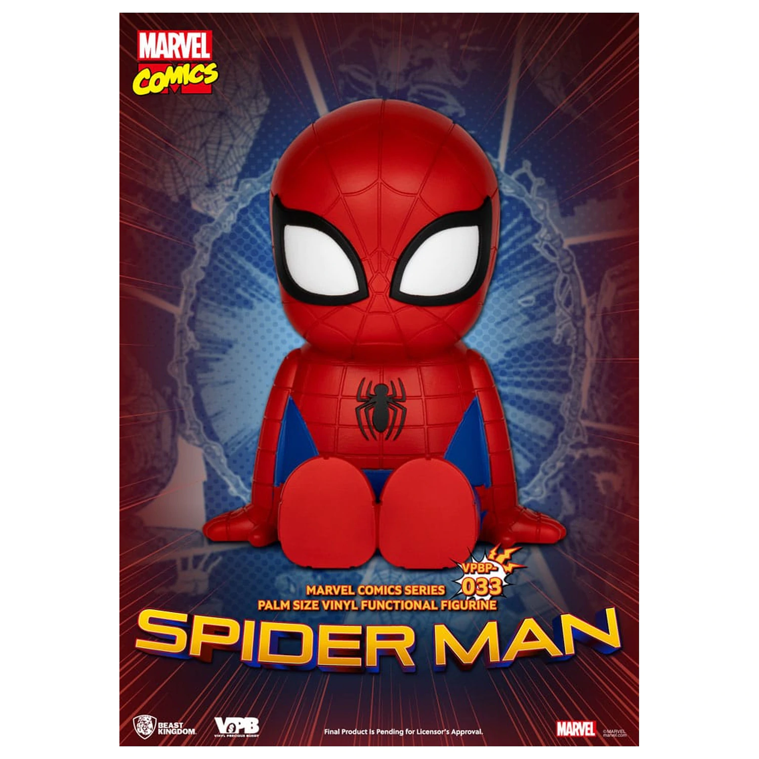 Classic Marvel Comics Piggy vinylová pokladnička Spiderman 12 cm produktová fotografia