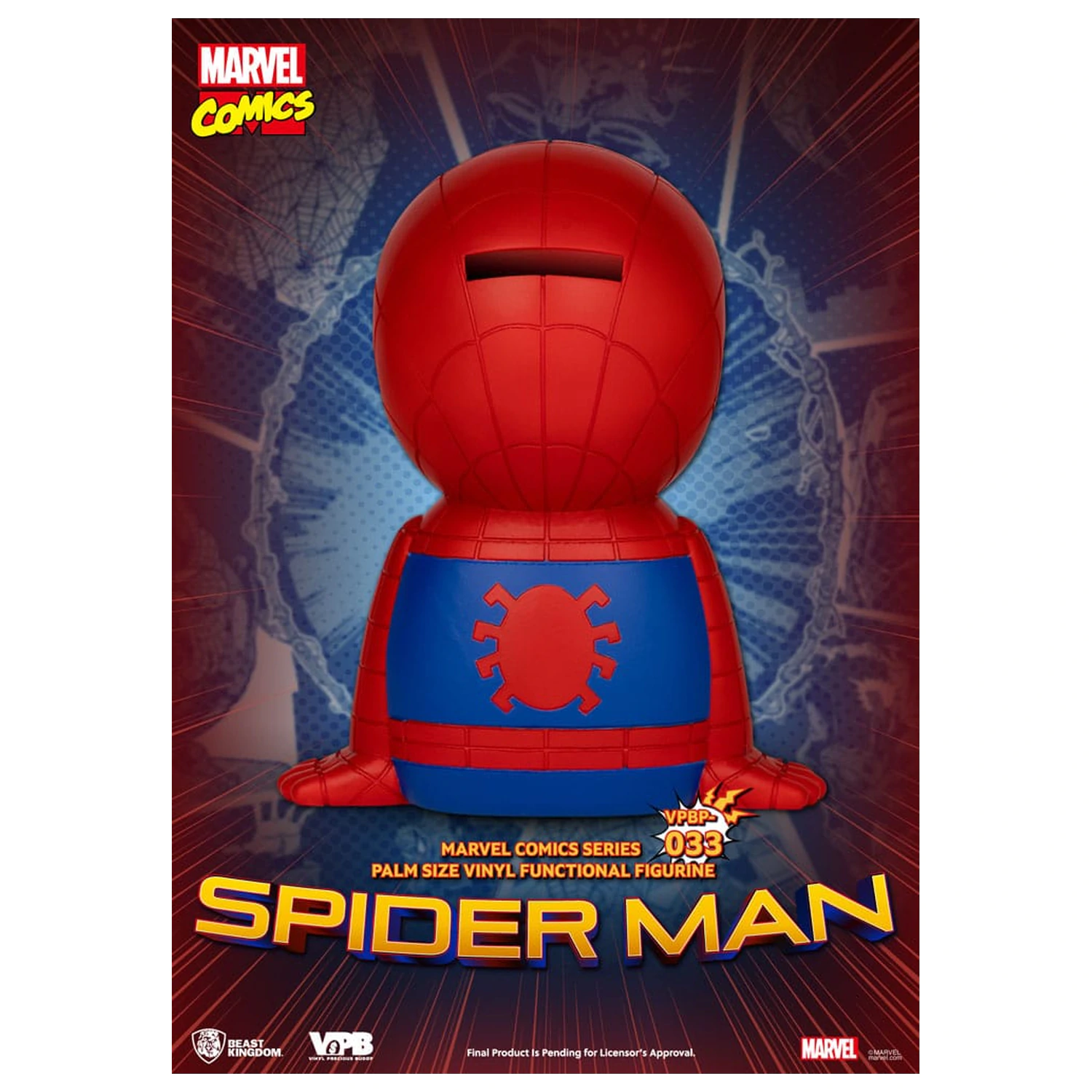 Classic Marvel Comics Piggy vinylová pokladnička Spiderman 12 cm produktová fotografia