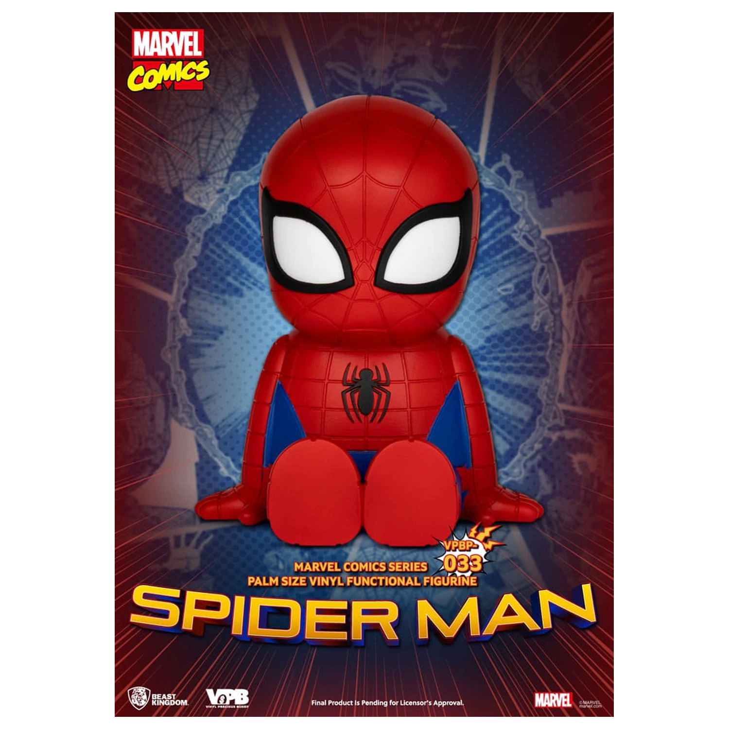 Classic Marvel Comics Piggy vinylová pokladnička Spiderman 12 cm produktová fotografia