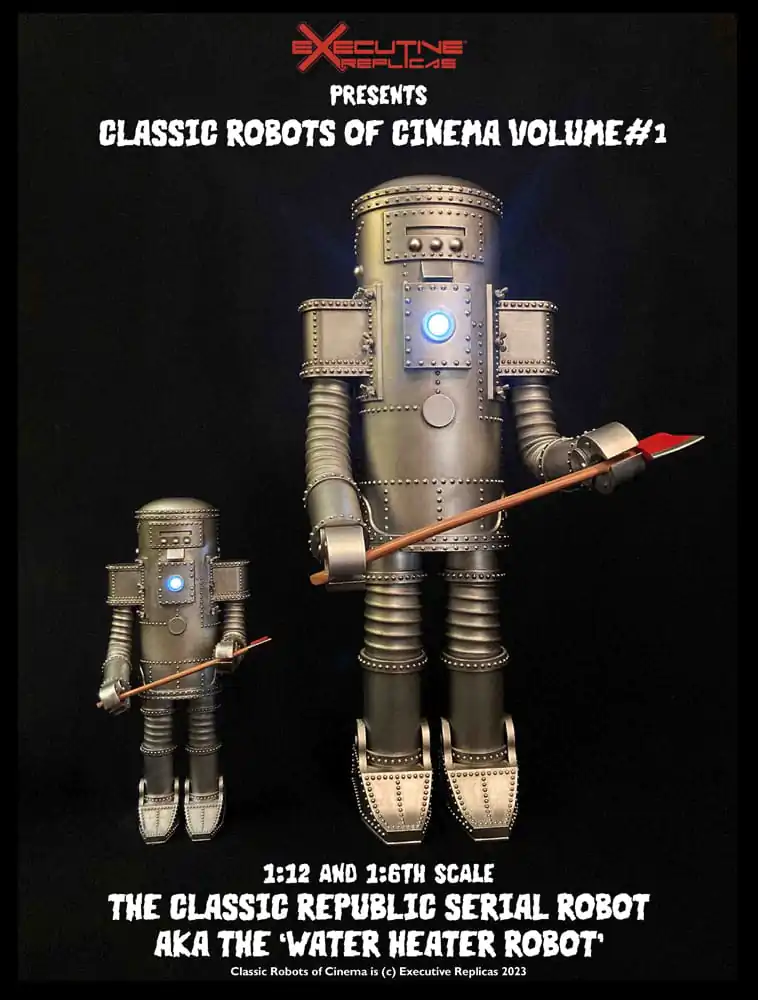 Classic Robots of Cinema Akčná figúrka 1/12 Volume #1: The Classic Republic Serial Robot a.k.a. The Water Heater Robot 15 cm produktová fotografia